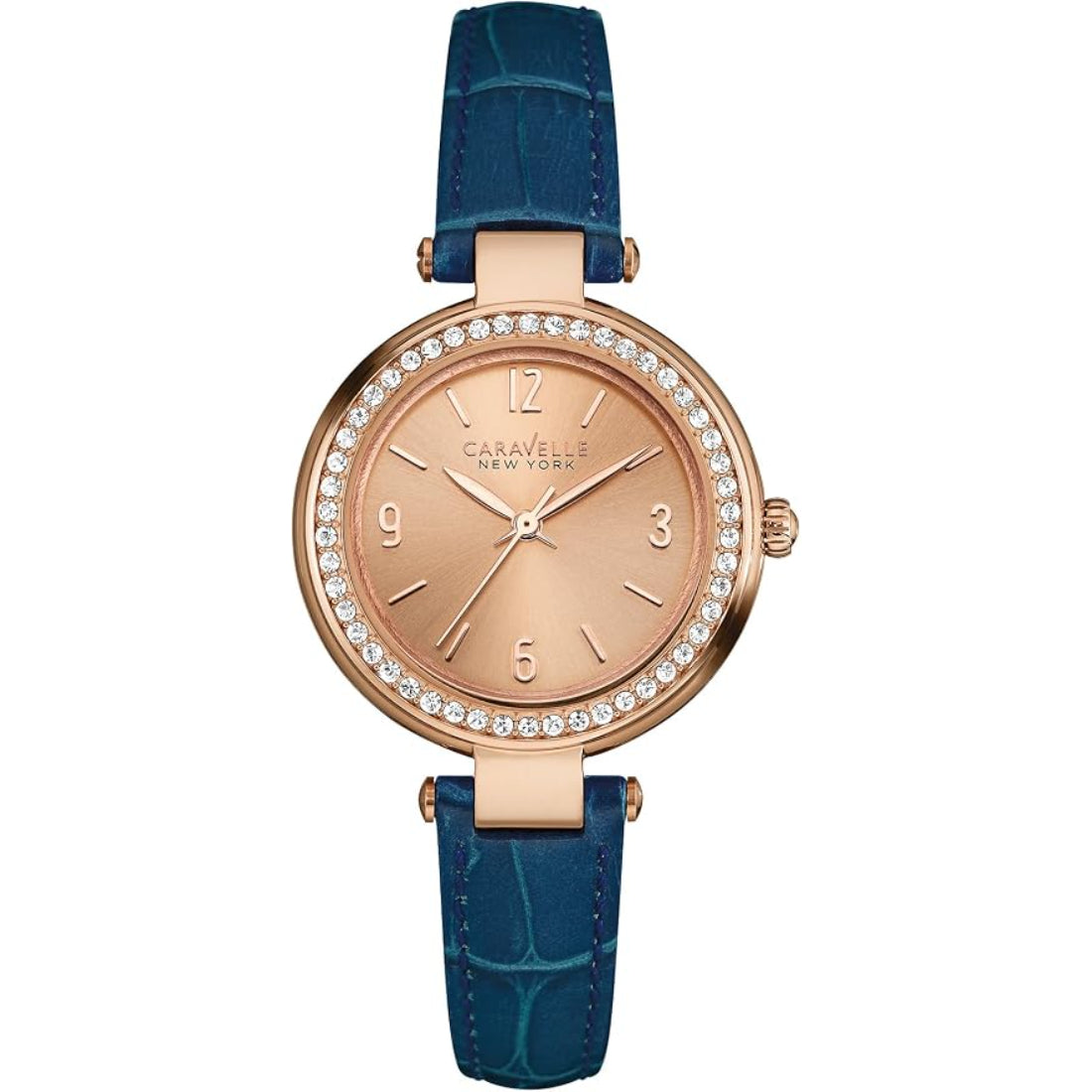 Caravelle New York by Bulova Women's Blue Strap Quartz Watch - 44L178