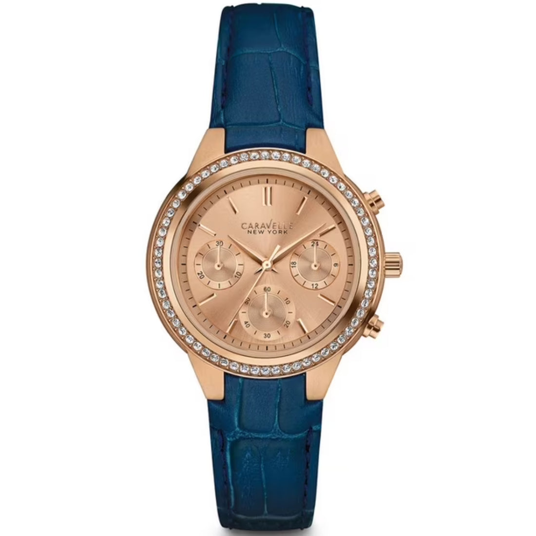 Bulova Caravelle by Bulova Women's Blue Strap Quartz Watch - 44L183
