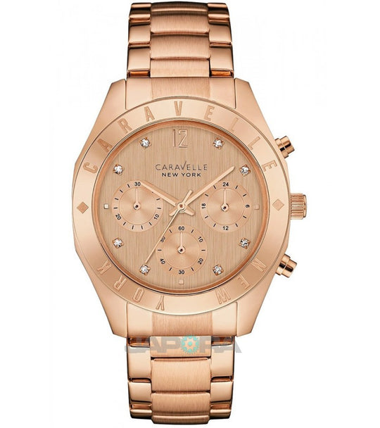 Bulova Caravelle by Bulova Women's Gold-tone Bracelet Quartz Watch - 44L189