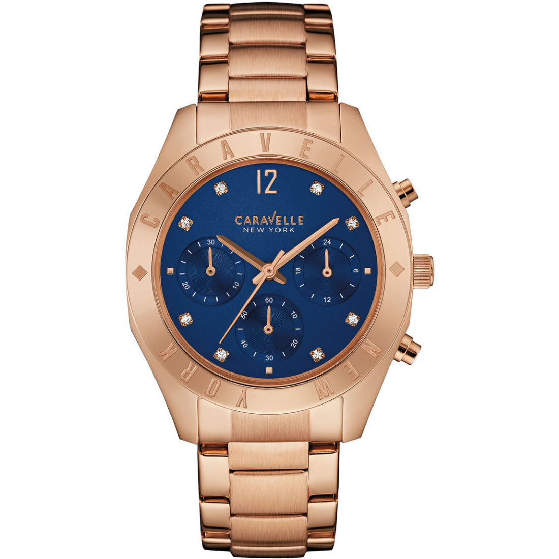 Caravelle New York by Bulova Women's Rose Gold-tone Bracelet Quartz Watch - 44L192