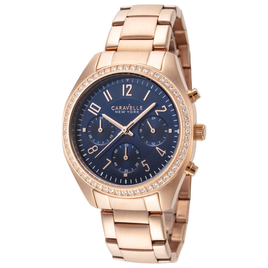 Caravelle New York by Bulova Women's Rose Gold-tone Bracelet Quartz Watch - 44L196