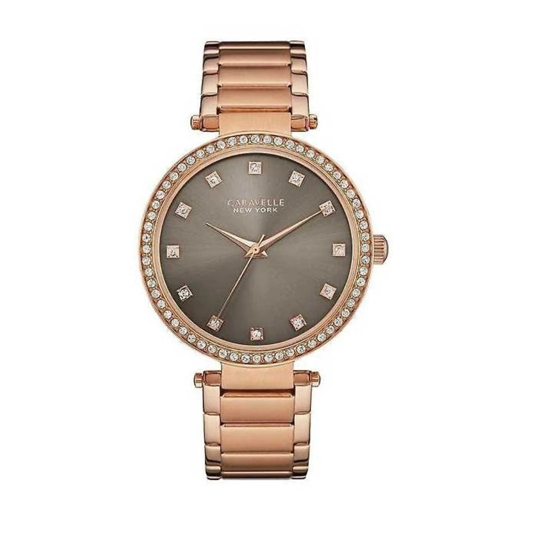 Caravelle New York by Bulova Women's Rose Gold-tone Bracelet Quartz Watch - 44L211