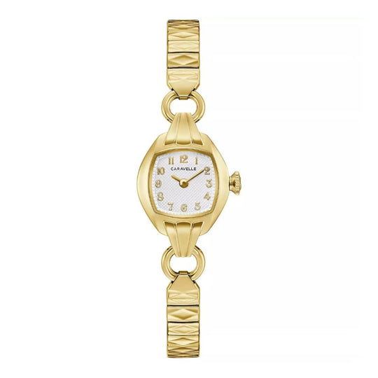 Bulova Caravelle Vintage Classic Women's Gold-tone Bracelet Quartz Watch - 44L267