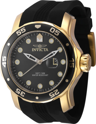 Invicta Men's 45736 Pro Diver Quartz PC32 Black Dial Watch