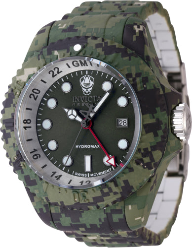 Invicta Men's 45939 Reserve Quartz 3 Hand Green Dial Watch