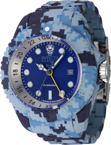 Invicta Men's 45940 Reserve Quartz 3 Hand Blue Dial Watch