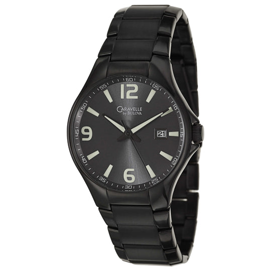 Bulova Caravelle Sport Men's Black Bracelet Quartz Watch - 45B119