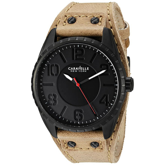 Caravelle Caravelle by Bulova Sport Men's Tan Strap Quartz Watch - 45B124