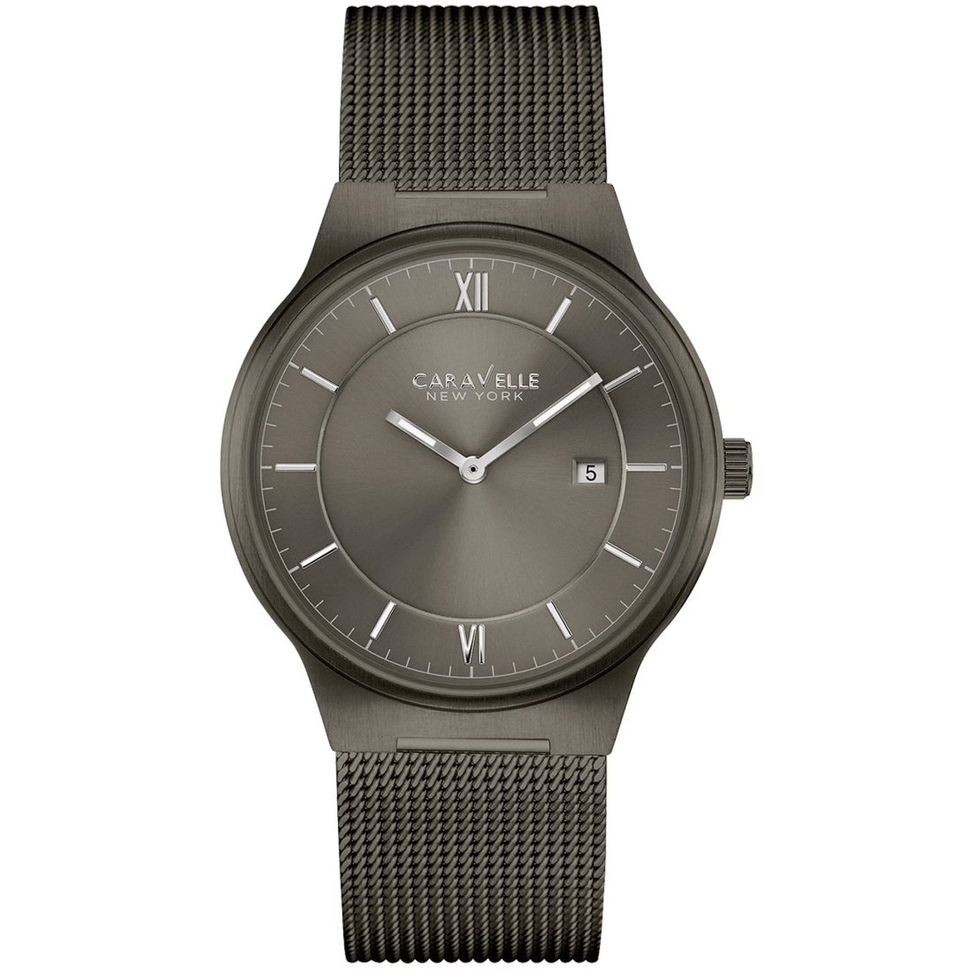 Bulova Caravelle New York Men's Black Bracelet Quartz Watch - 45B140