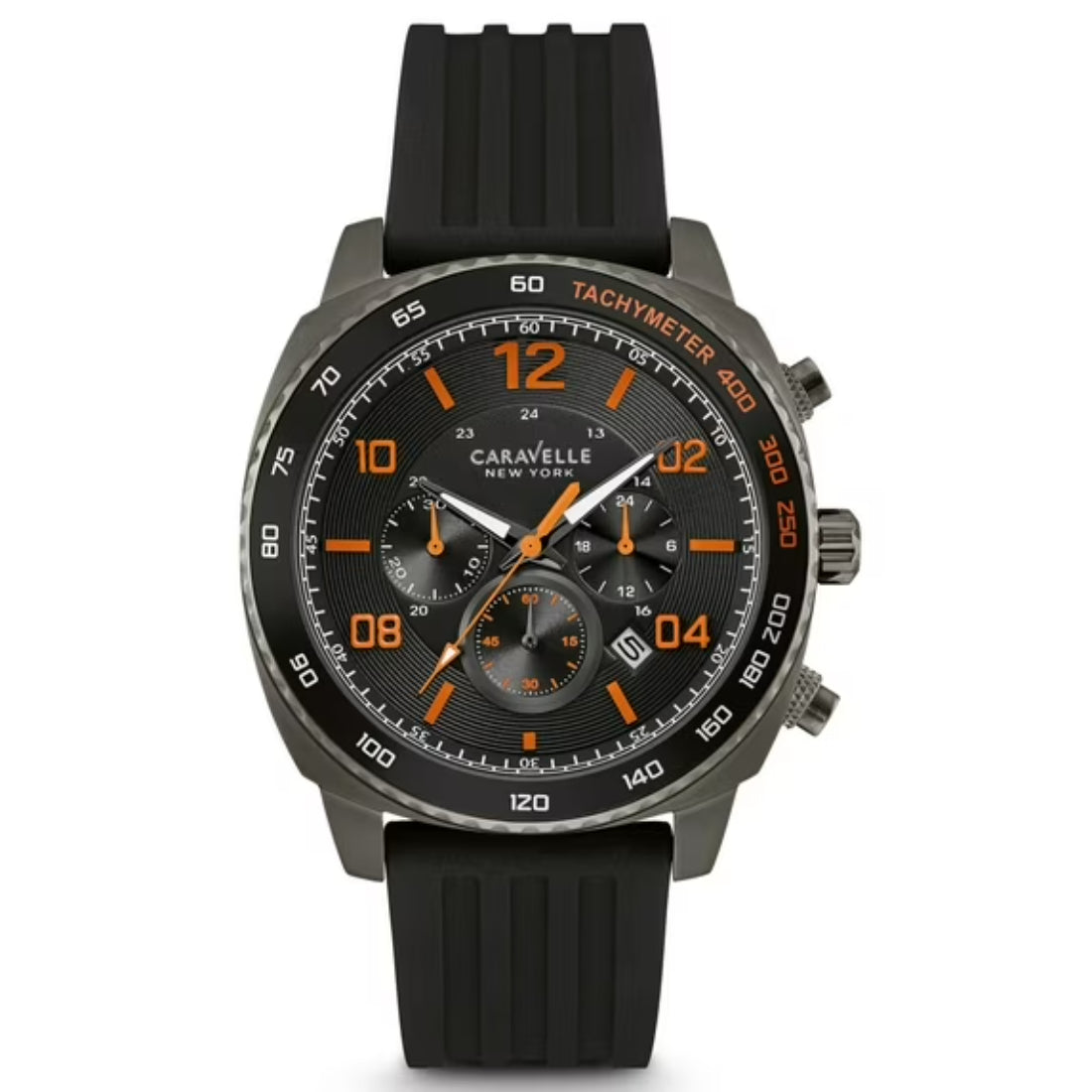 Caravelle New York by Bulova Men's Black Strap Quartz Watch - 45B141
