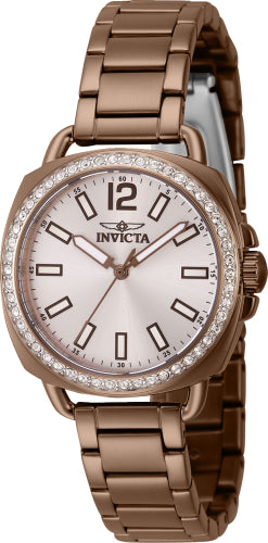 Invicta Women's 46344 Wildflower  Quartz 3 Hand Silver Dial Watch