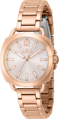 Invicta Women's 46347 Wildflower Quartz 3 Hand Silver Dial Watch