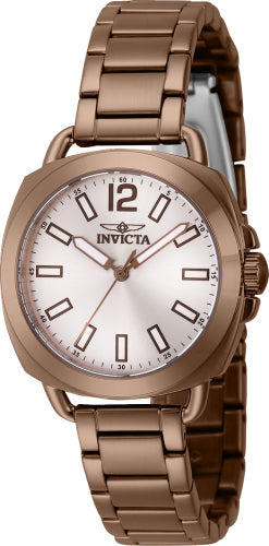 Invicta Women's 46348 Wildflower  Quartz 3 Hand Silver Dial Watch
