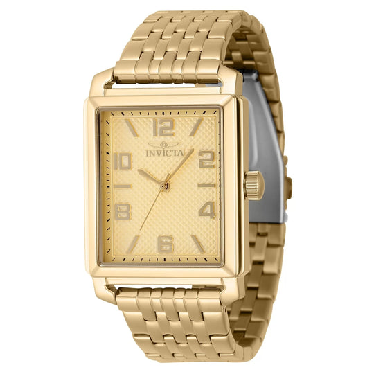 Invicta Men's 46661 Vintage Quartz PC21 Gold Dial Watch