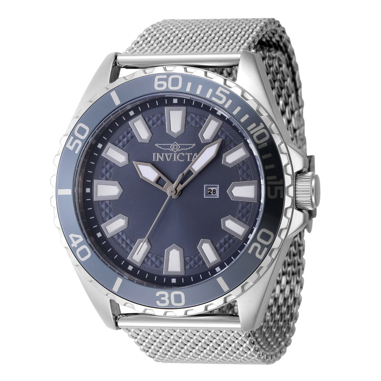 Invicta Men's 46901 Pro Diver Quartz PC22 Blue Dial Watch