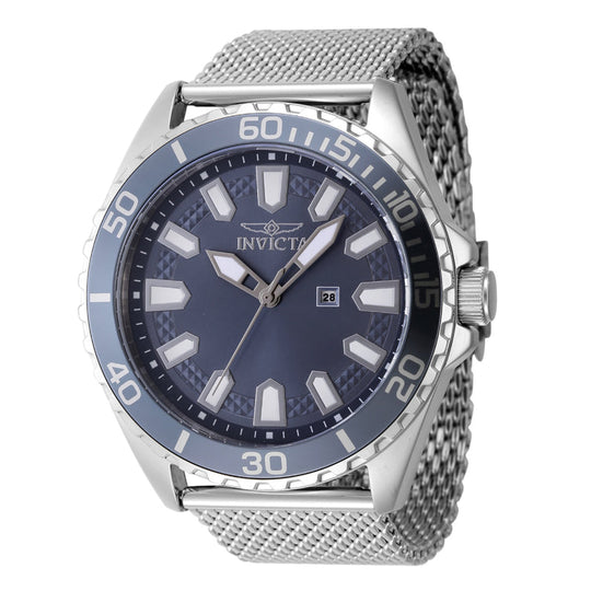 Invicta Men's 46901 Pro Diver Quartz PC22 Blue Dial Watch