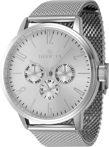 Invicta Men's 47118 Specialty Quartz Chronograph Silver Dial Watch