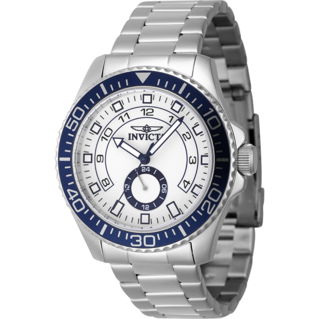 Invicta Men's 47124 Silver-Tone Stainless Steel Watch