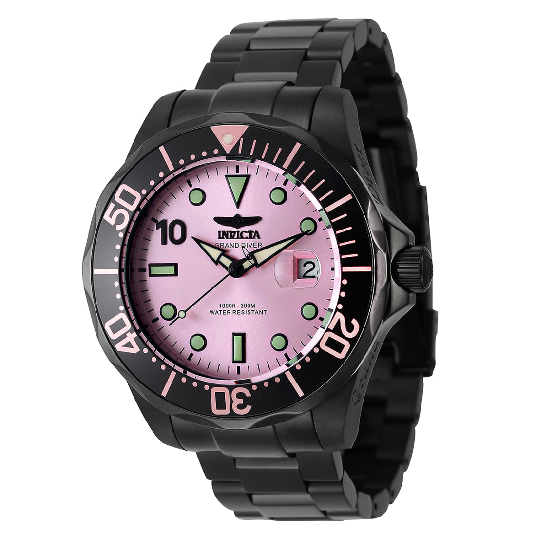 Invicta Men's 47187 Black Stainless Steel Watch