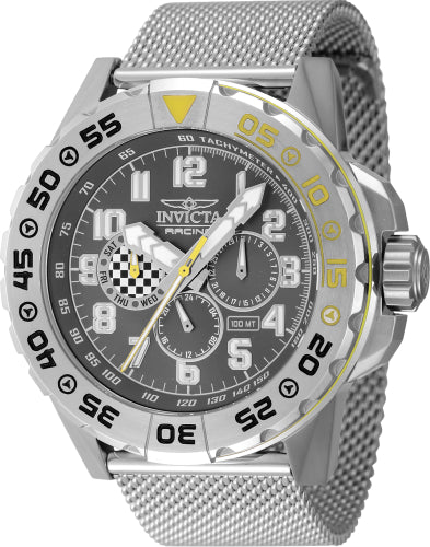 Invicta Unisex 47214 Invicta Racing Quartz Chronograph Black Dial Watch