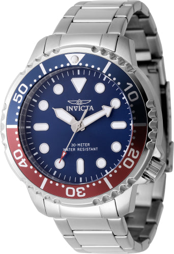 Invicta Men's 47219 Pro Diver Quartz Chronograph Blue Dial Watch