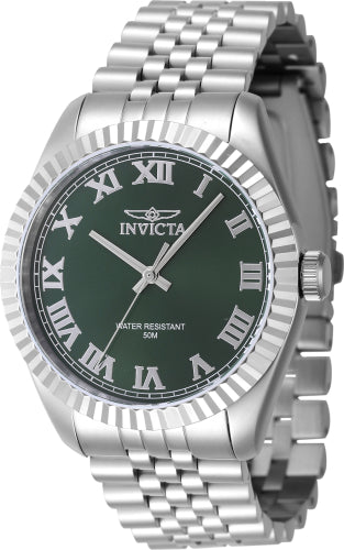 Invicta Men's 47398 Specialty Quartz 3 Hand Green Dial Watch