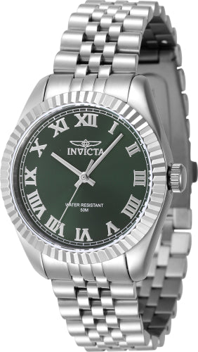 Invicta Women's 47410 Specialty Quartz 3 Hand Green Dial Watch