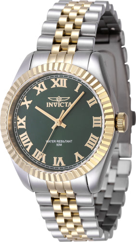 Invicta Women's 47415 Specialty Quartz 3 Hand Green Dial Watch