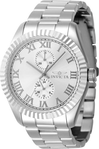 Invicta Men's 47421 Specialty Quartz Multifunction Silver Dial Watch