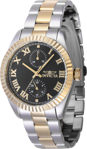 Invicta Women's 47439 Specialty Quartz Multifunction Black Dial Watch