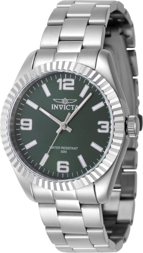 Invicta Women's 47465 Specialty  Quartz 3 Hand Green Dial Watch