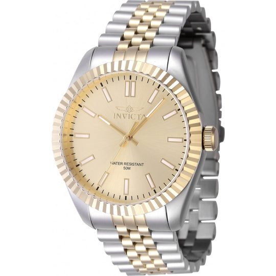 Invicta Men's 47487 Gold/Stainless Steel Stainless Steel Watch