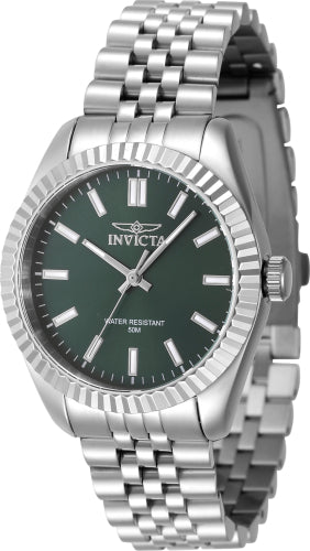 Invicta Women's 47496 Specialty Quartz 3 Hand Green Dial Watch