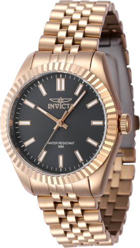 Invicta Women's 47508 Specialty Quartz 3 Hand Black Dial Watch