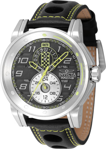 Invicta Men's 47534 Invicta Racing Quartz Multifunction Black, Silver, Grey, Light Green Dial Watch