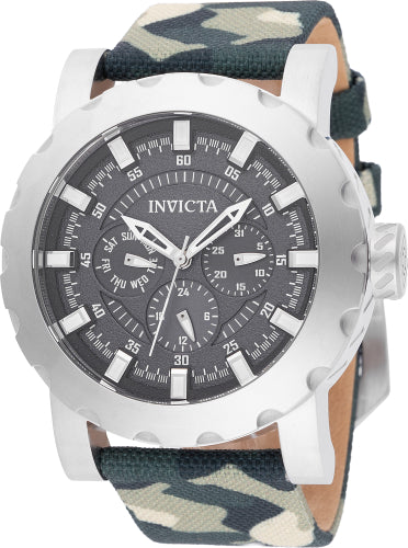 Invicta Men's 47581 I-Force Quartz Chronograph Black Dial Watch