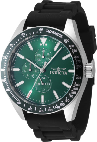 Invicta Men's 47591 Aviator Quartz Chronograph Green Dial Watch