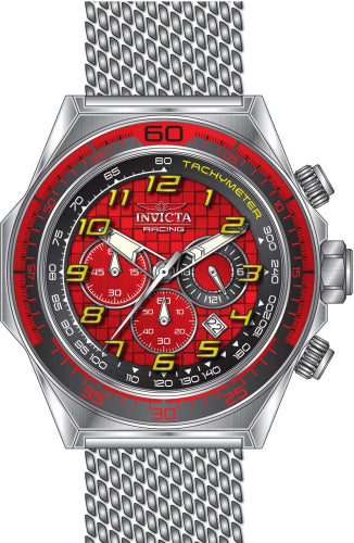 Invicta Men's 47900 Invicta Racing Quartz Chronograph Black, Red Dial Watch