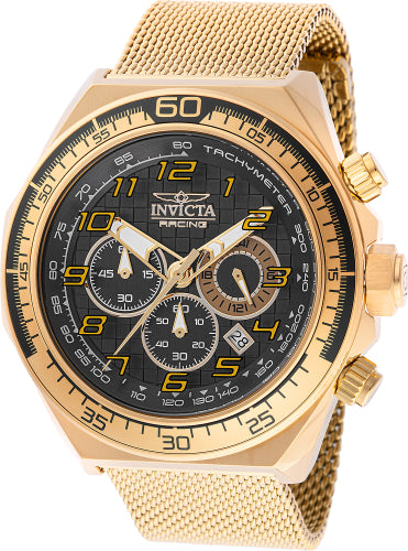 Invicta Men's 47903 Invicta Racing Quartz Chronograph Black Dial Watch