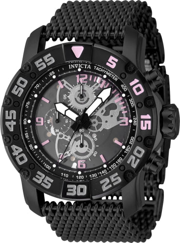 Invicta Men's 48054 Invicta Racing Quartz Multifunction Black Dial Watch