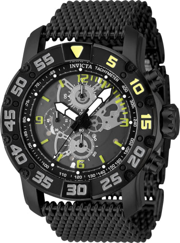 Invicta Men's 48055 Invicta Racing Quartz Multifunction Black Dial Watch