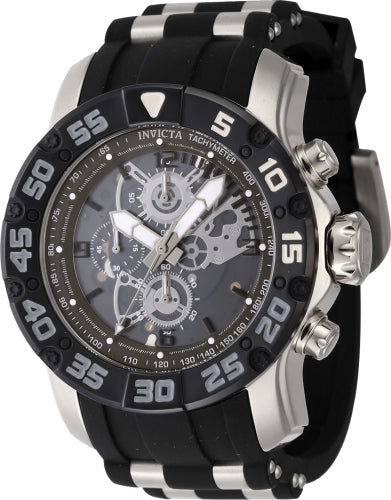 Invicta Men's 48059 Invicta Racing Quartz Multifunction Black Dial Watch