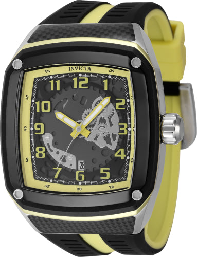 Invicta Men's 48070 Invicta Racing Quartz Multifunction Yellow, Gunmetal Dial Watch