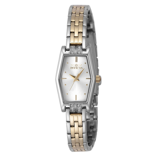 Invicta Women's 48132 Angel Quartz 3 Hand Silver Dial Watch