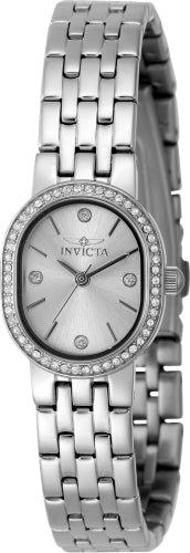 Invicta Women's 48134 Angel Quartz 3 Hand Silver Dial Watch