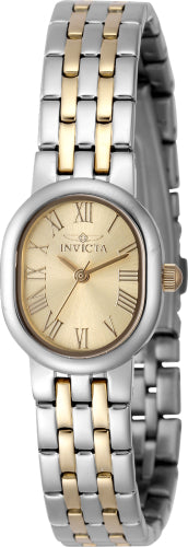 Invicta Women's 48140 Angel Quartz 3 Hand Gold Dial Watch