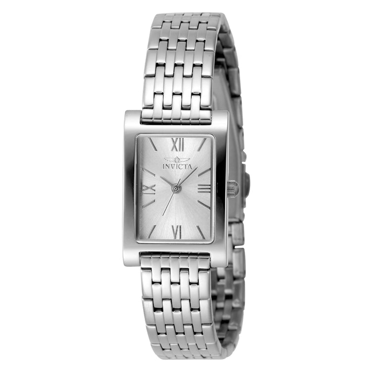 Invicta Women's 48146 Angel Quartz 3 Hand Silver Dial Watch