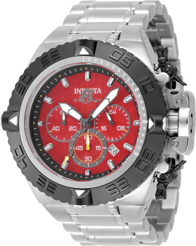 Invicta Men's 48199 Subaqua  Quartz Chronograph Red, Black Dial Watch