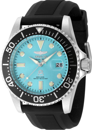 Invicta Men's 48213 Pro Diver Quartz 3 Hand Blue Dial Watch