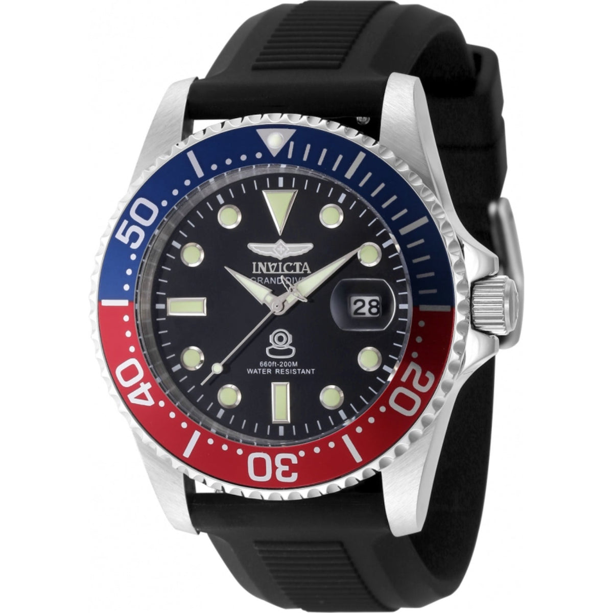 Invicta Men&#39;s 48215 Black Silicon Watch